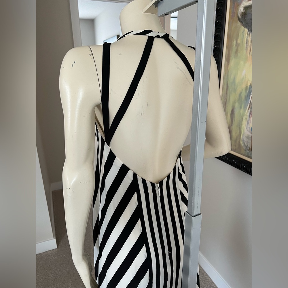 BCBGMAXAZRIA Gia High-Low Silk Maxi Dress – Size 0 - Picture 10 of 16